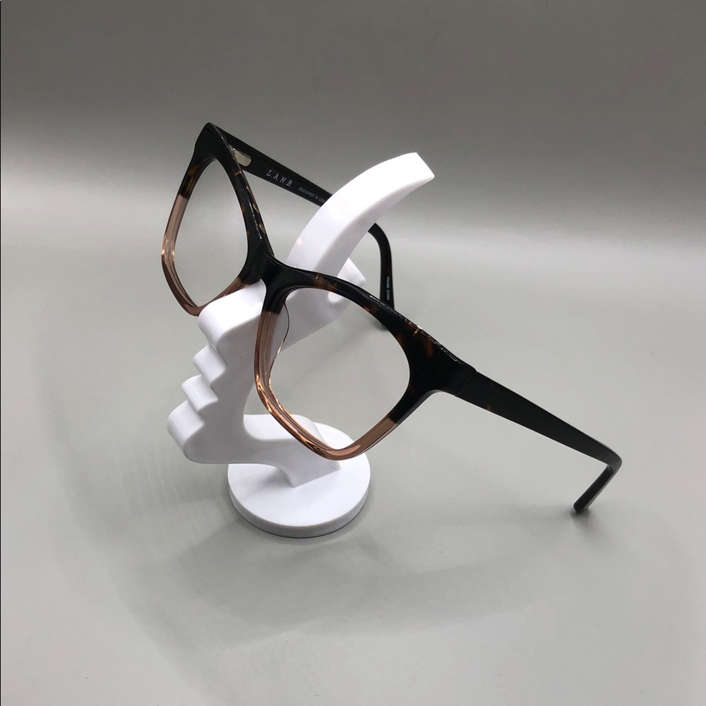 L.A.M.B. by Gwen Stefani LA061 Lamb Eyeglasses Cat Eye Tortoise Tan Gradient